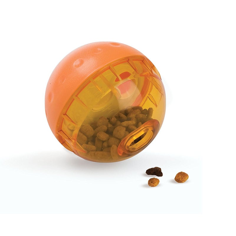 Our Pets OurPets IQ Treat Ball Interactive Food Dispensing Dog Toy, 4 Inches (2 Pack)(colors may vary) - Image 2